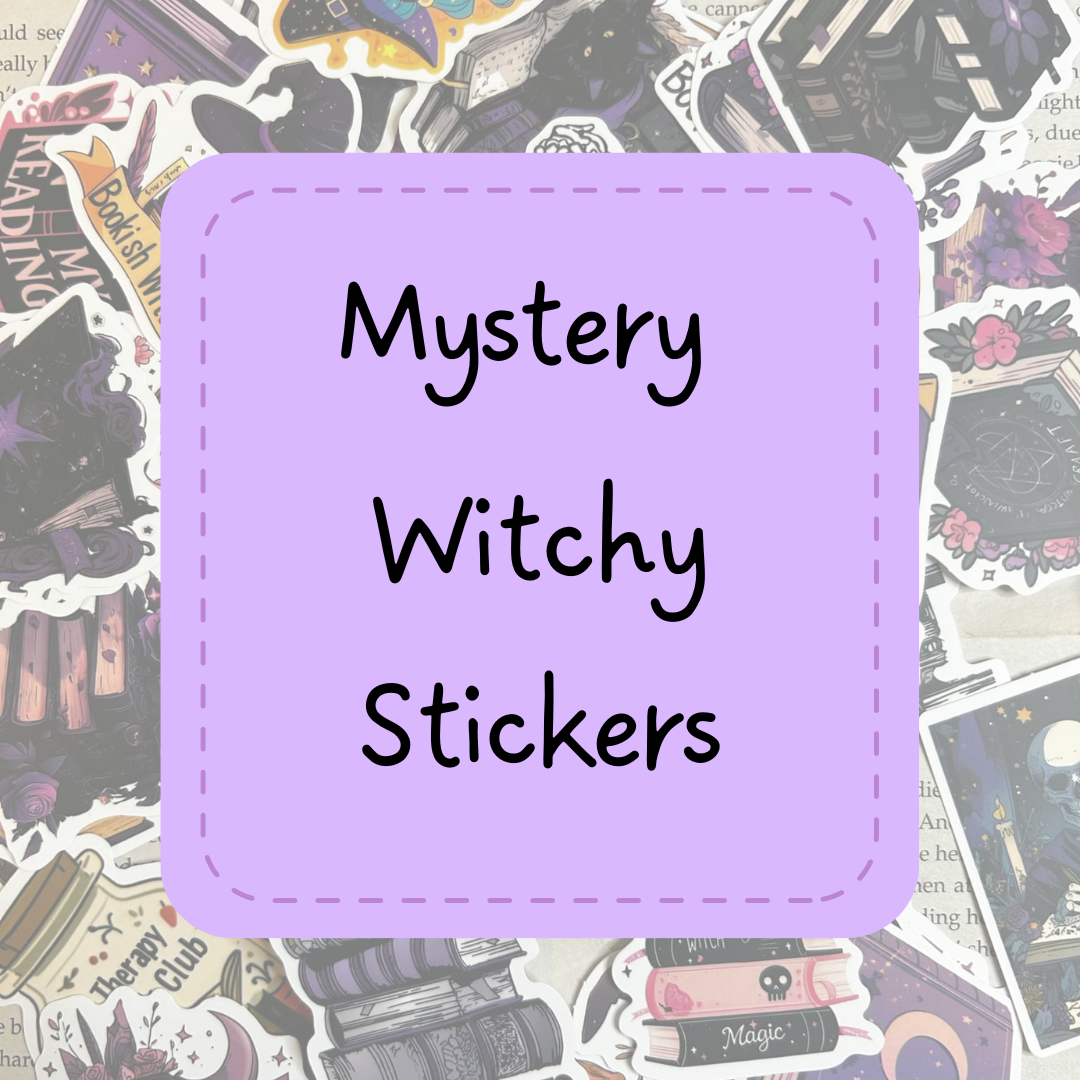 Mystery witchy bookish sticker packs
