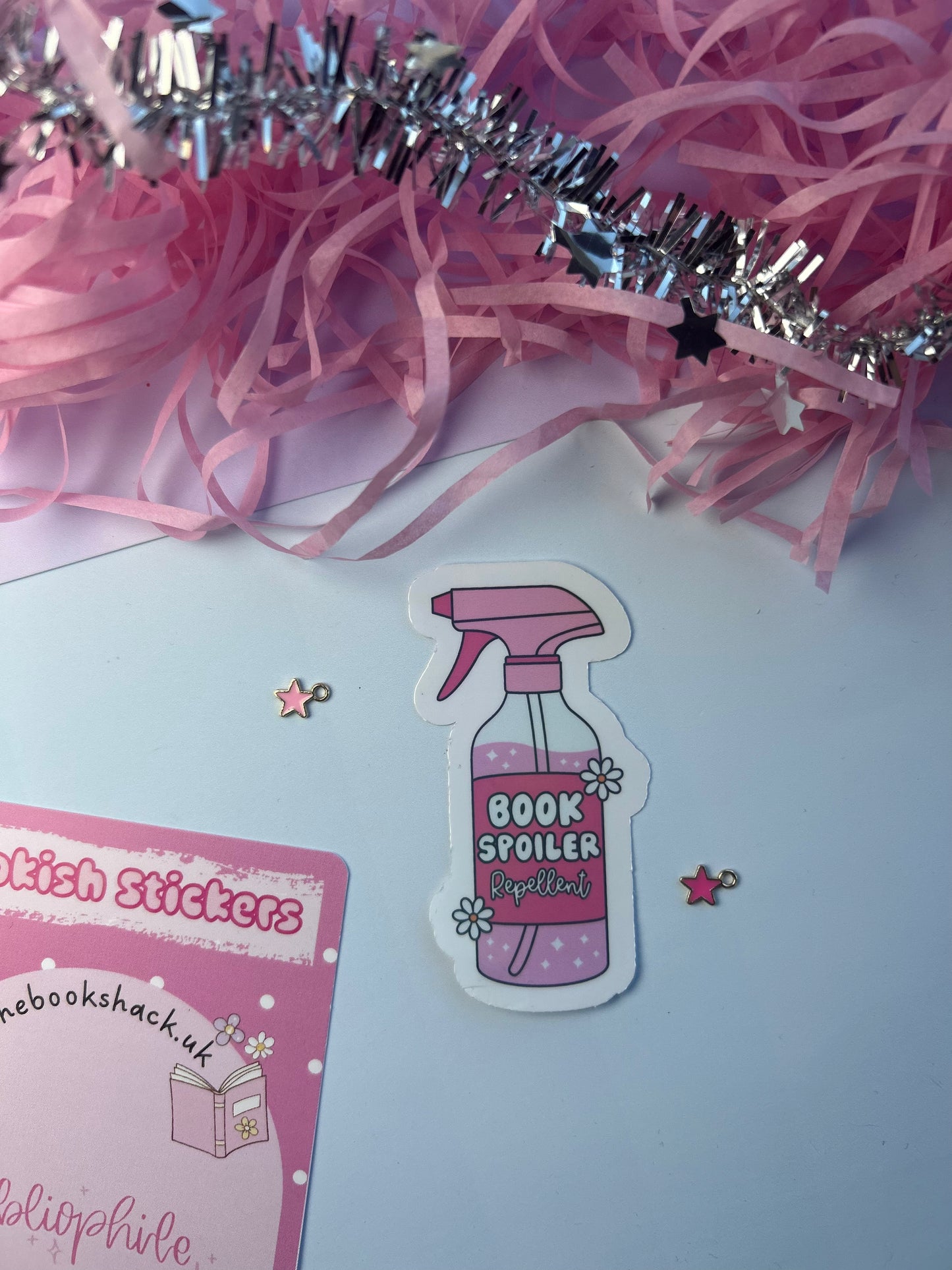 Book Spoiler Repellent Holographic Sticker – Funny Bookish Sticker