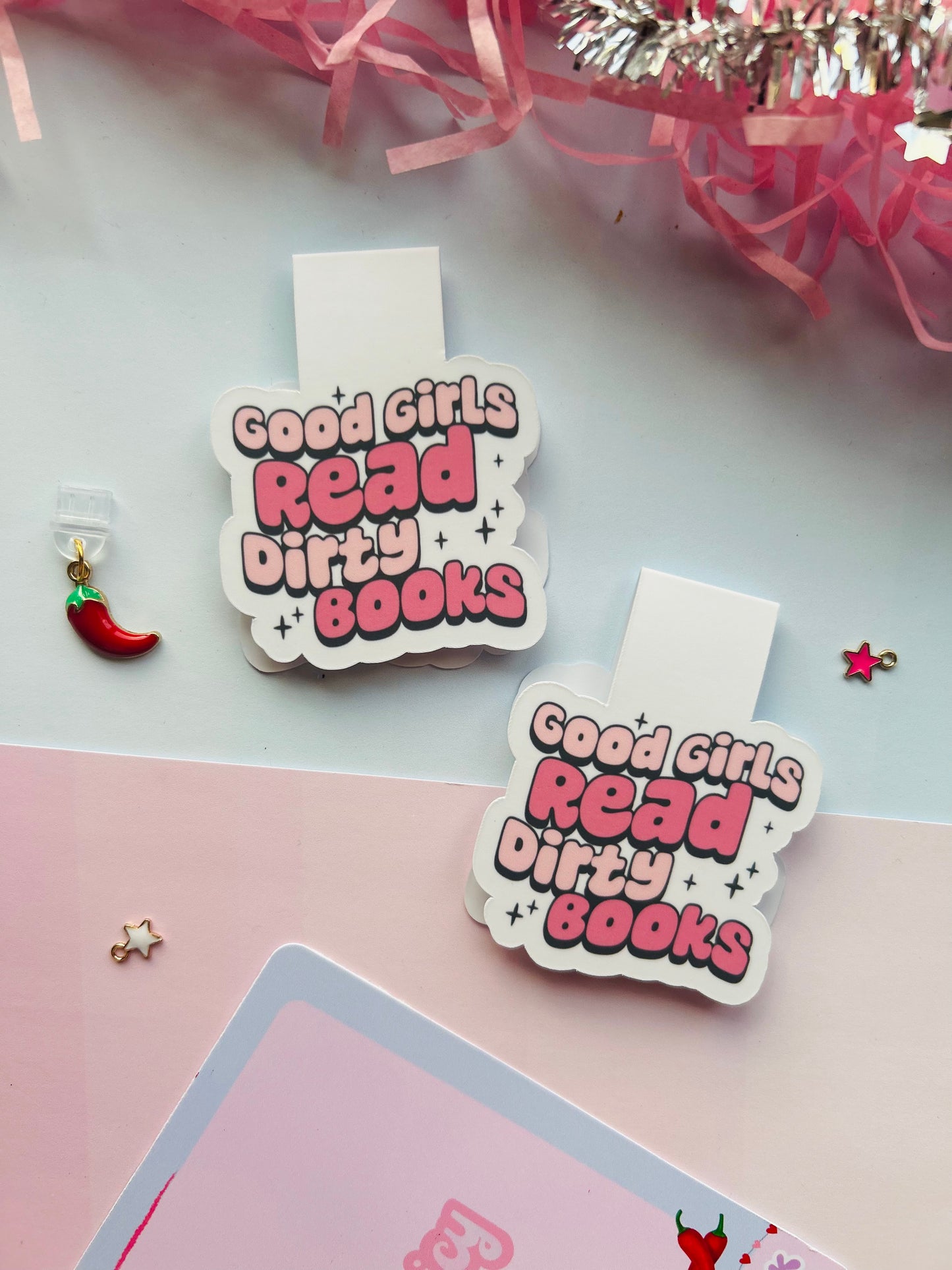 Good Girls Read Dirty Books Magnetic Bookmark – Funny Romance Reader Gift