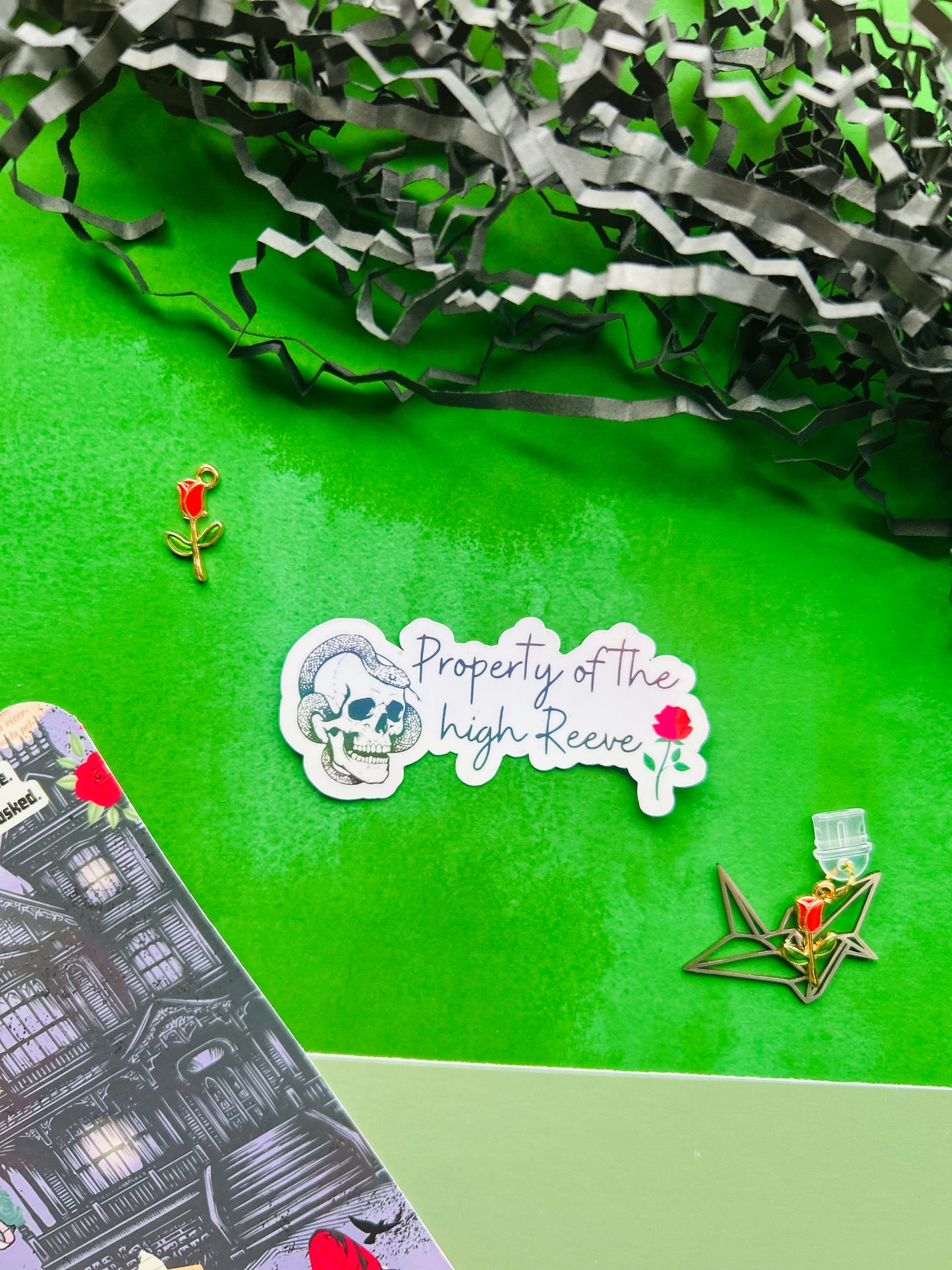 Alchemised Inspired Holographic Sticker – Fantasy Bookish Laptop & Kindle Decal