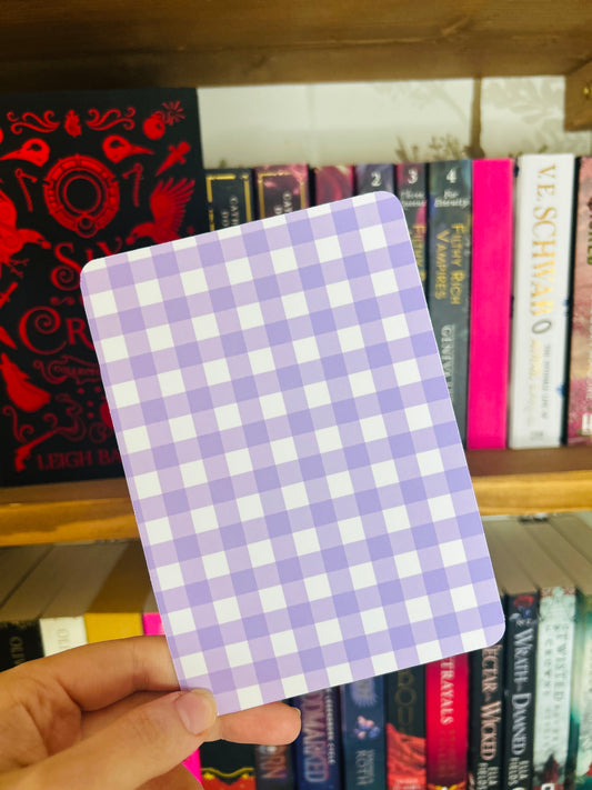 Purple & Blue Cowboy Print Kindle Insert – Disco Balls, Boots & Howdy | Matte Photo Card