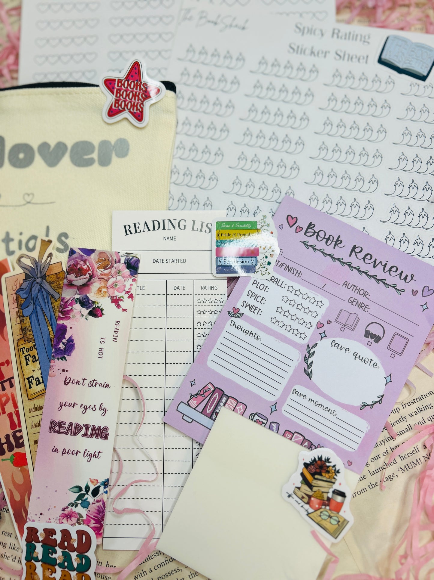 Annotate Gift Box – Complete Annotation Kit for Book Lovers with Stickers, Tabs, Pens & More