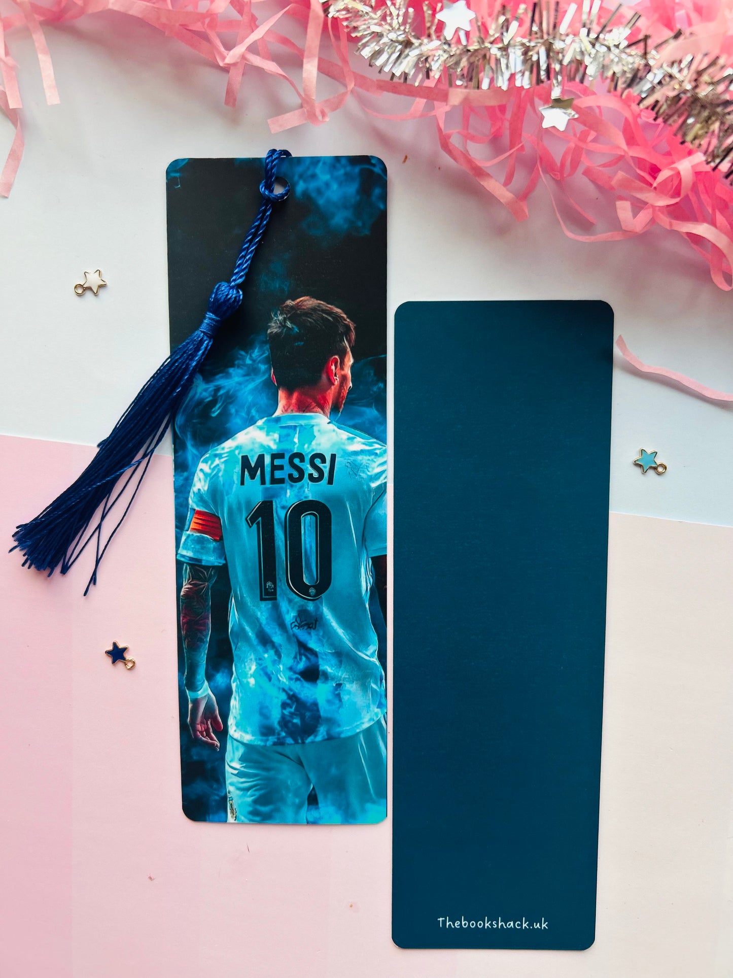 Messi Inspired Football Bookmark – Kids Soccer Bookmark for Young Readers