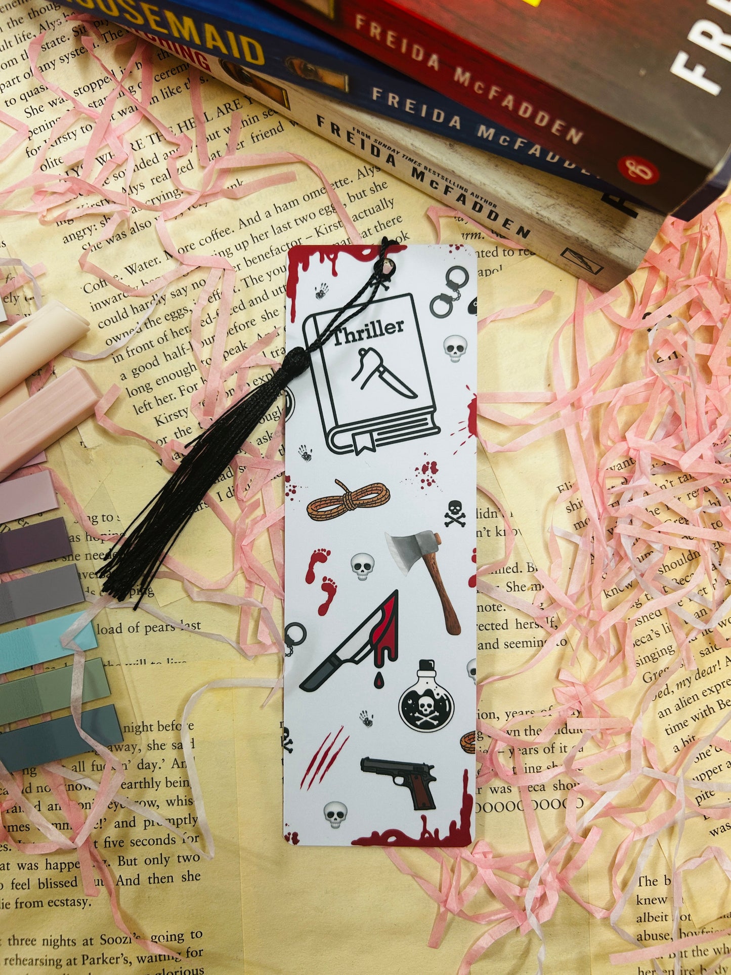 Thriller Bookmark – For the Murder Mystery Obsessed
