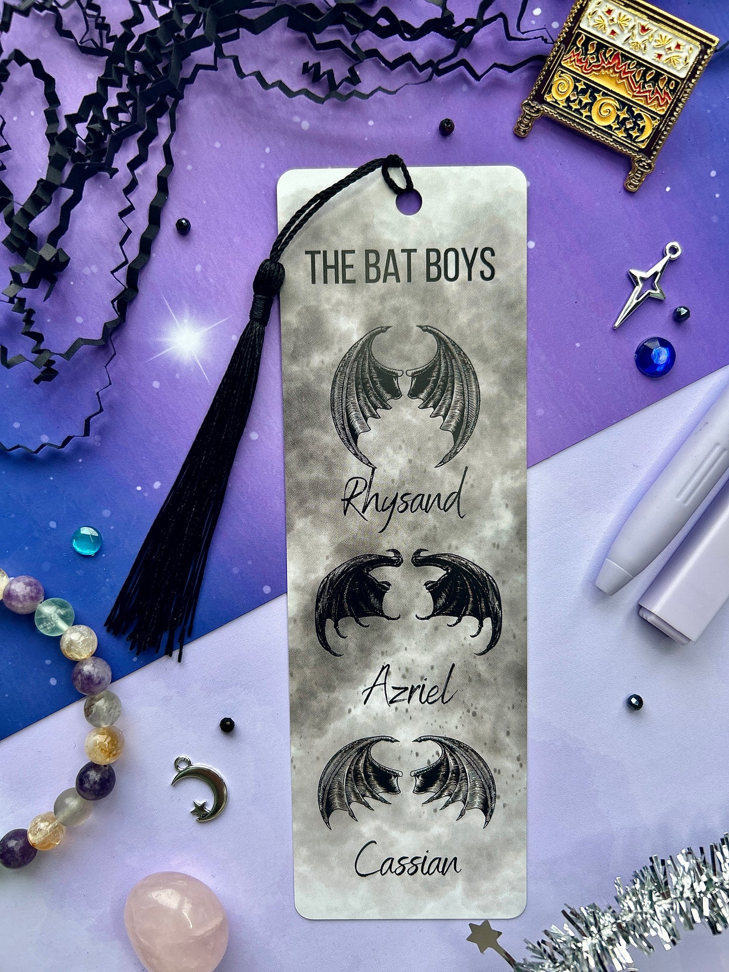 Officially licensed The Bat Boys Bookmark – ‘It’s All in the Wingspan’ ACOTAR-Inspired