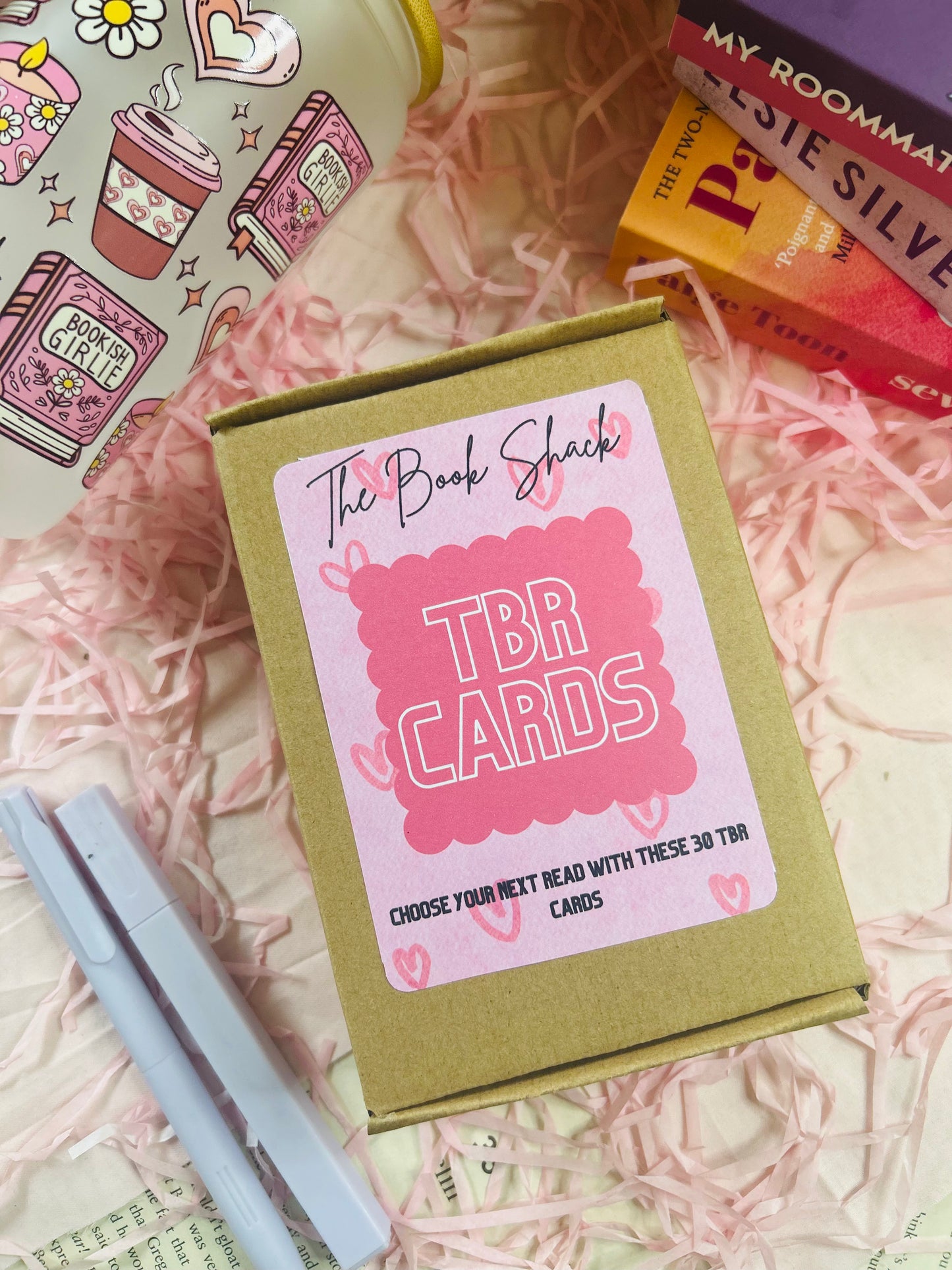 TBR card game, prompt cards