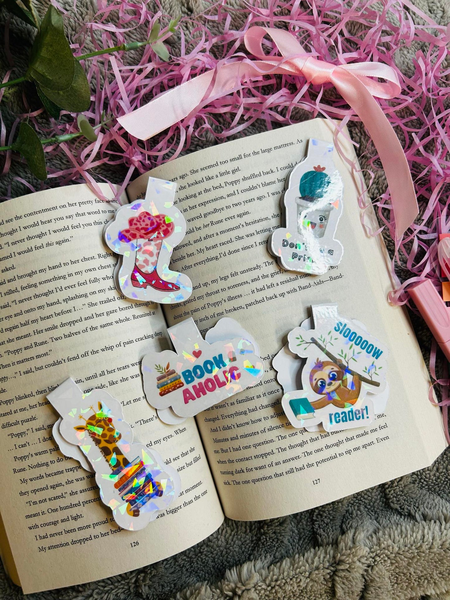 Smut holographic smut magnetic bookmark