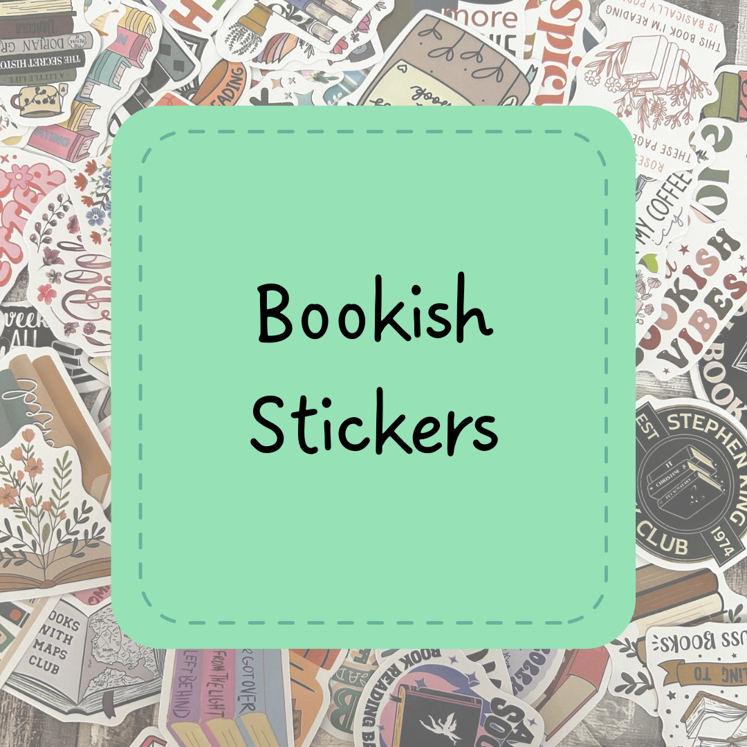 Mystery bookish sticker packs