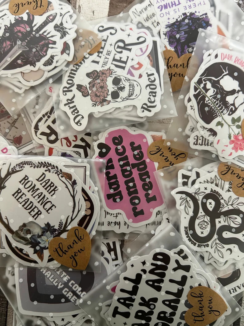 Mystery dark romance sticker packs