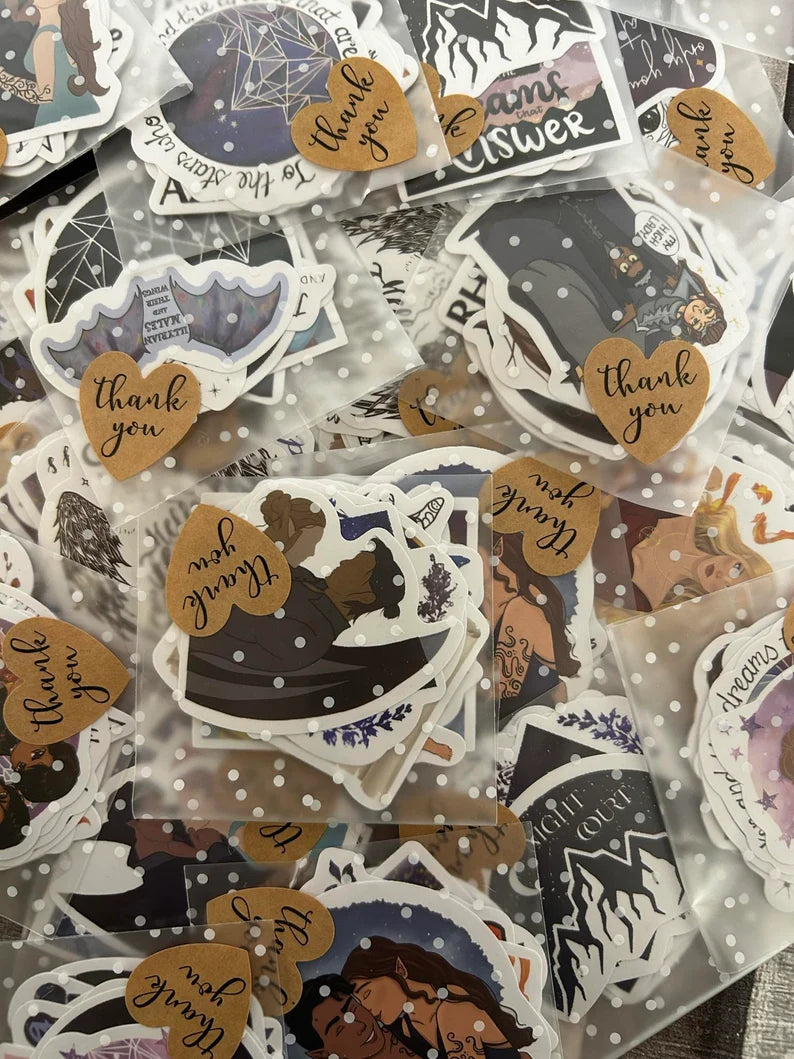 Mystery acotar sticker packs