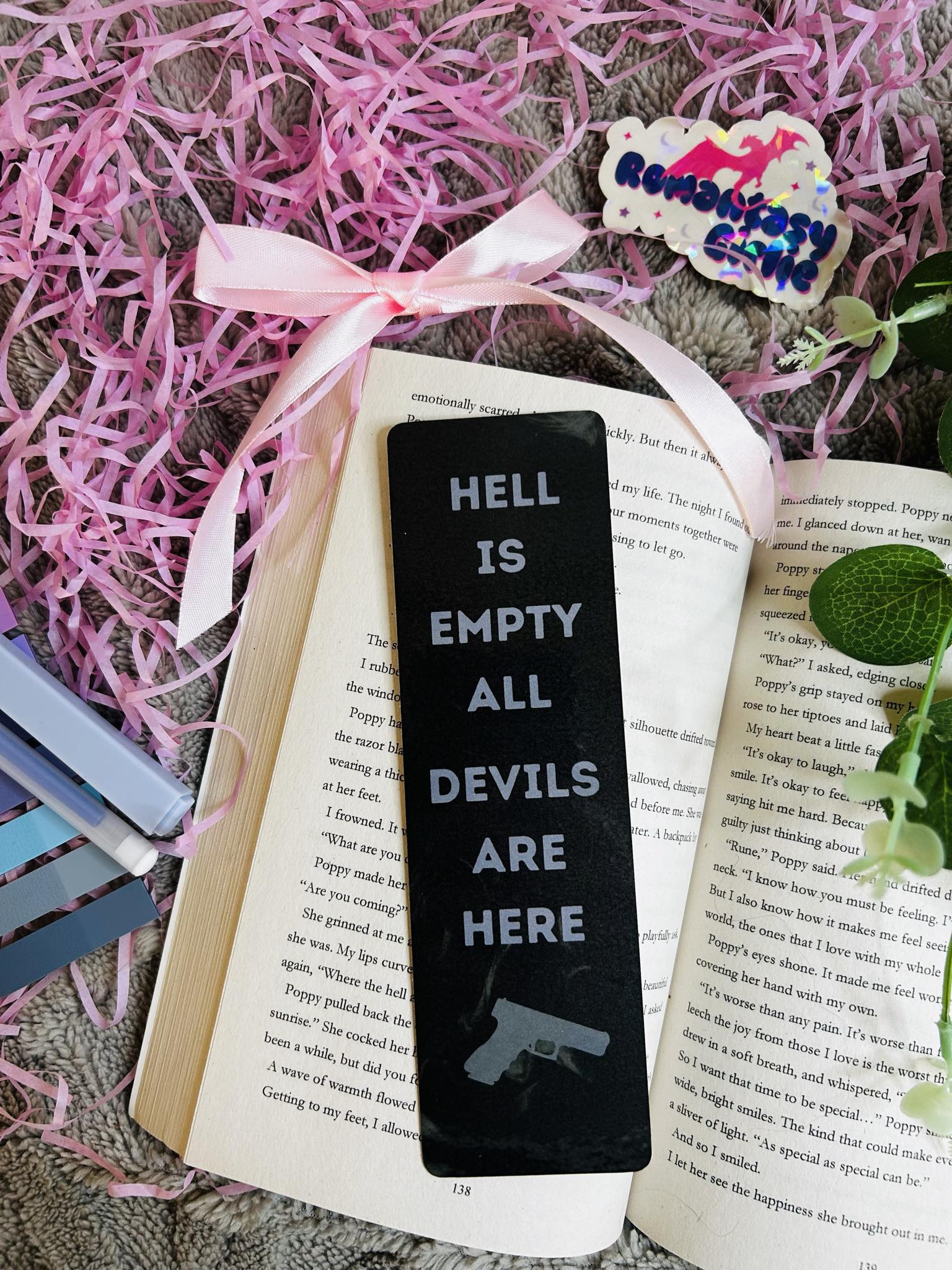 Shatter Me bookmarks with quotes: Aaron Warner Himself, I Am Not Insane, and Hell Is Empty – inspired by the intense world of Tahereh Mafi’s series.