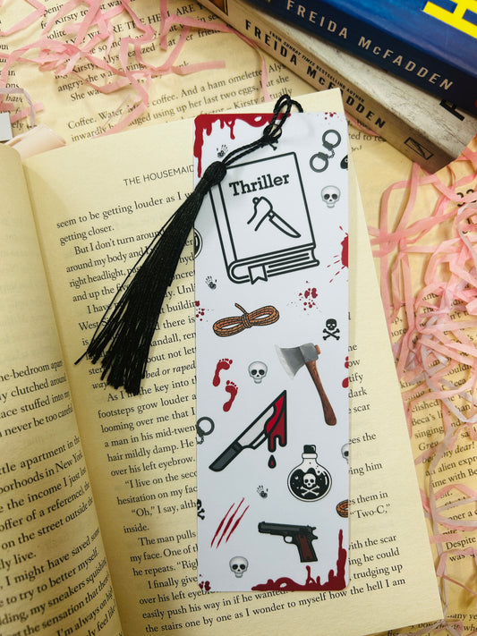 Thriller Bookmark – For the Murder Mystery Obsessed