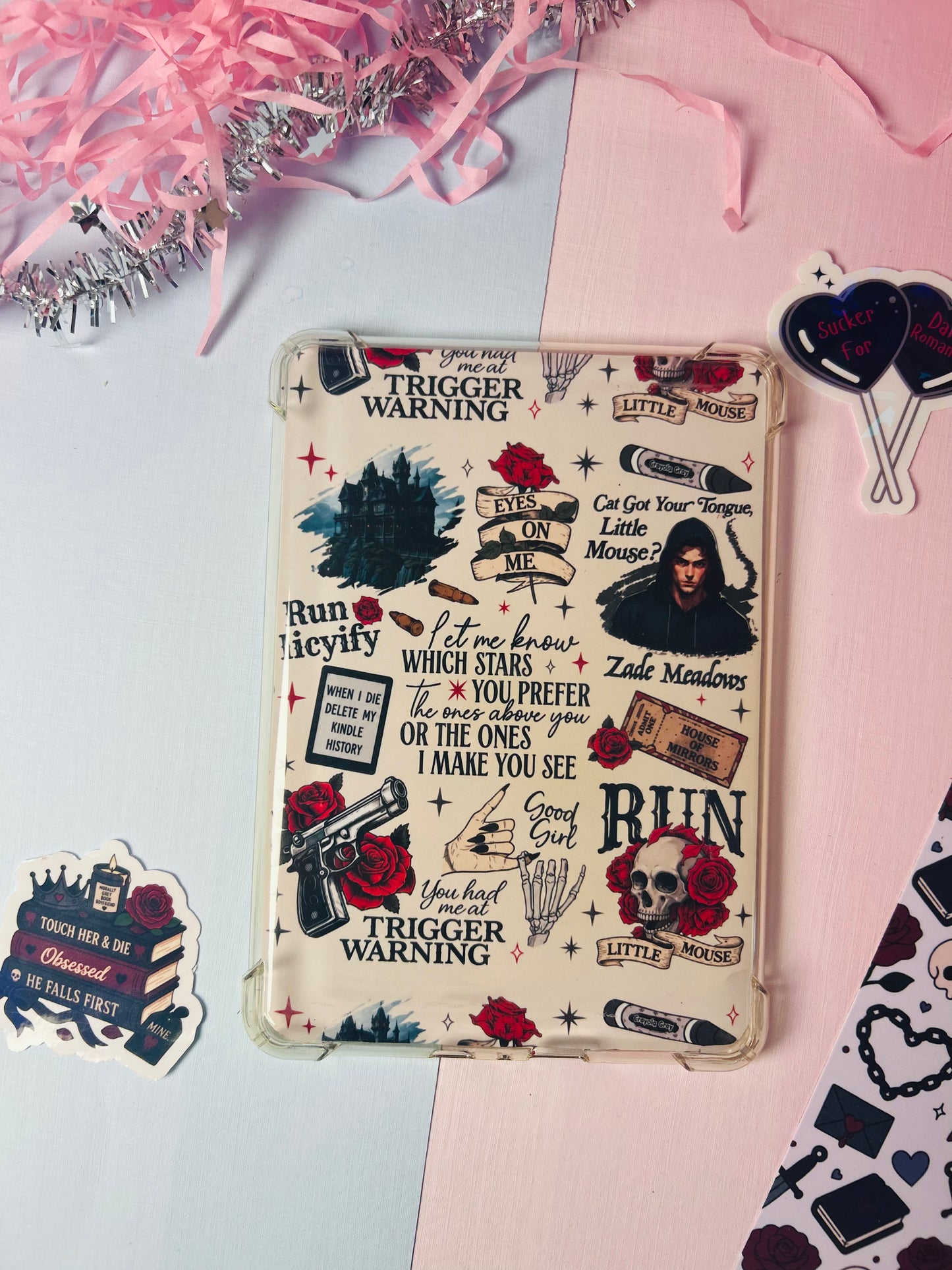 Haunting Adeline Inspired Kindle Insert – Double-Sided Dark Romance Design