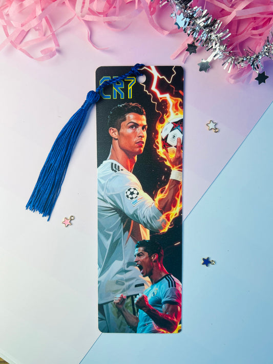 Ronaldo Inspired Football Bookmark – Kids Football Bookmark for Young Readers