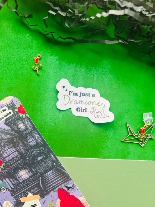 Dramione fanfic Inspired Holographic Sticker – Fantasy Bookish Laptop & Kindle Decal