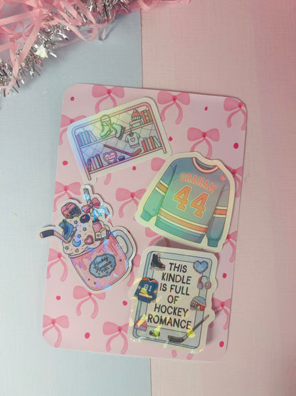 Off Campus Garrett Graham Inspired Kindle Insert – Pink Hockey Romance