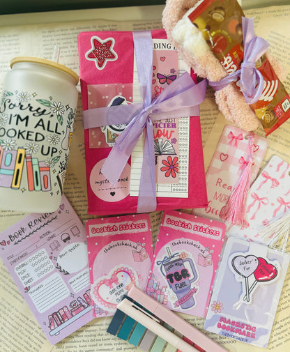 Ultimate Mystery Bookish Box – Cosy Reading Gift Set with Book, Cup, Stationery & More