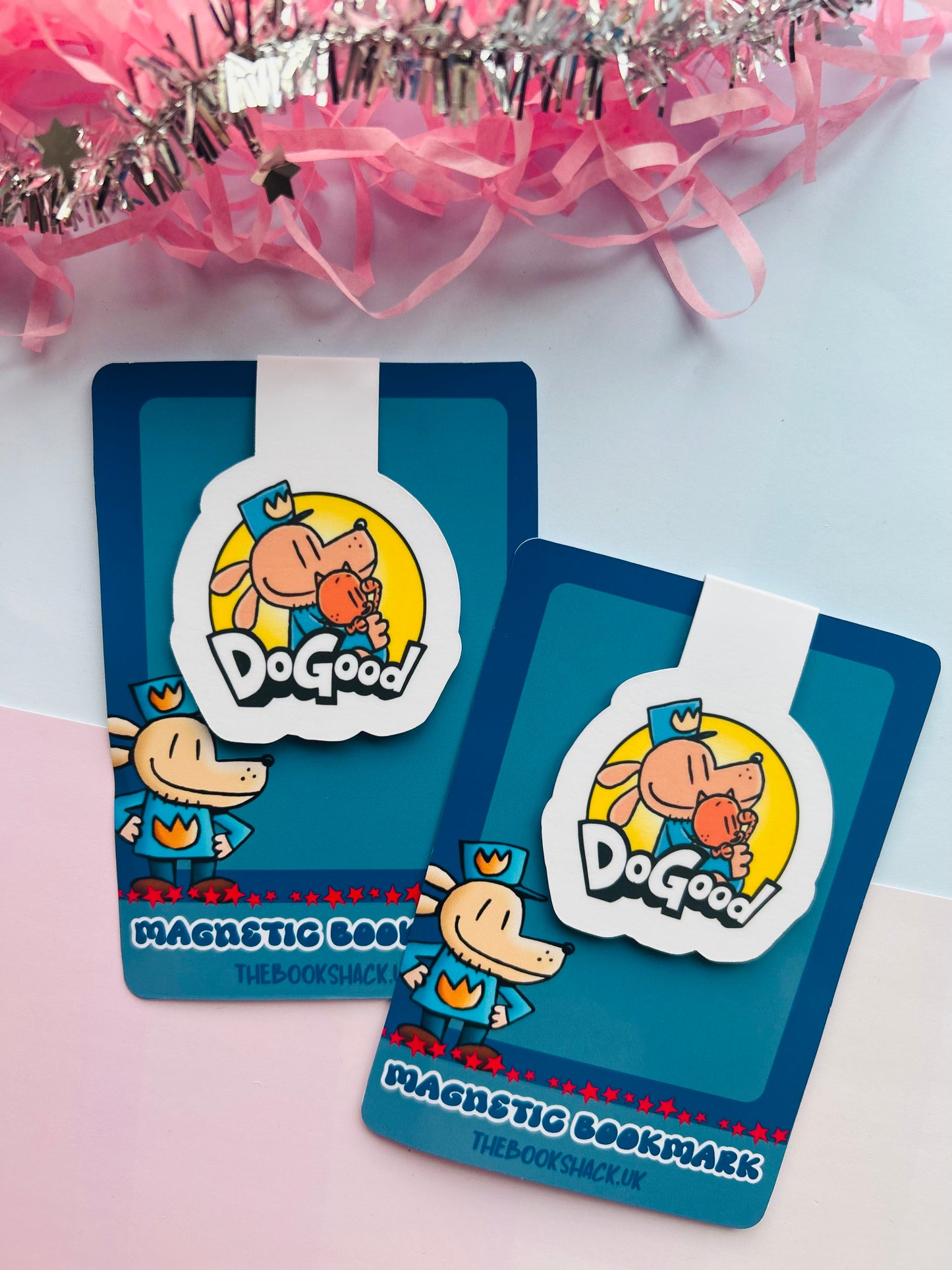 Dog Man Inspired Magnetic Bookmark – Kids Comic Book Page Marker