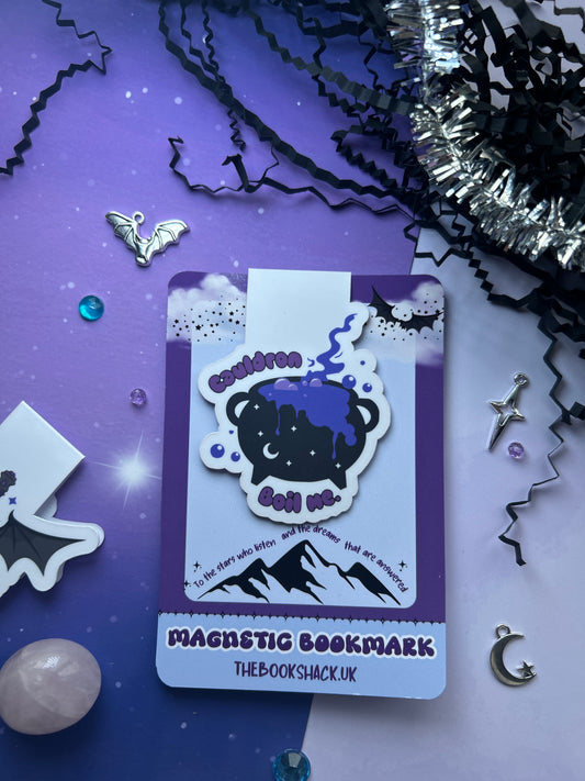 Cauldron Boil Me Magnetic Bookmark – Fantasy & ACOTAR Inspired