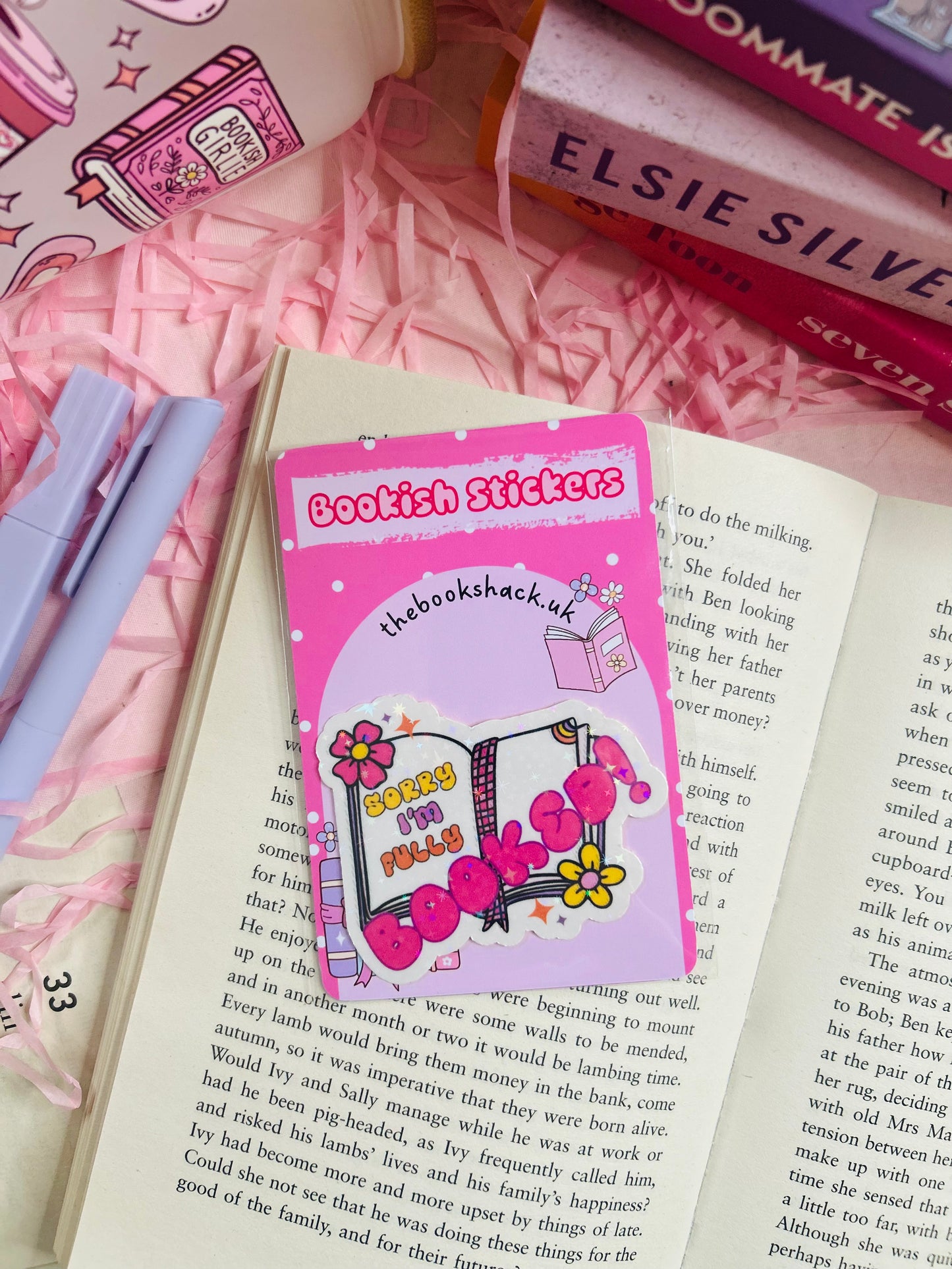 fully booked sticker