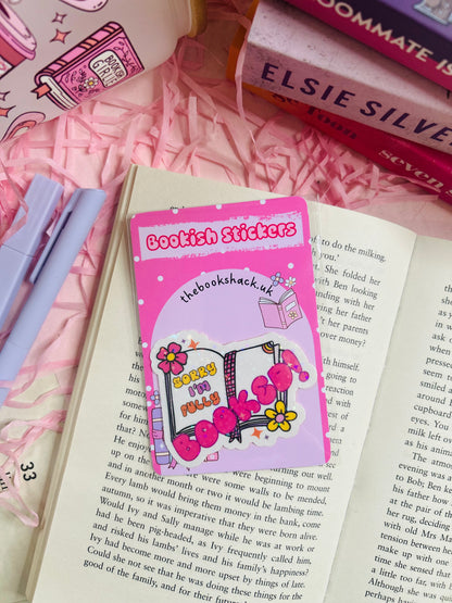 fully booked sticker
