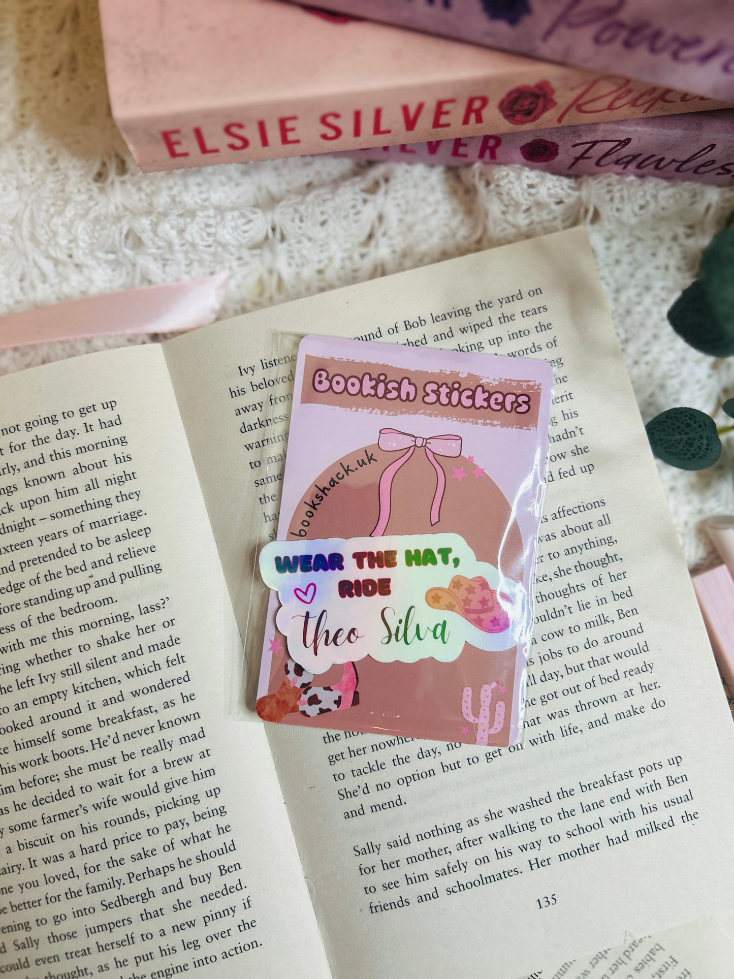 Wear the Hat, Ride - chestnut spring holographic Sticker