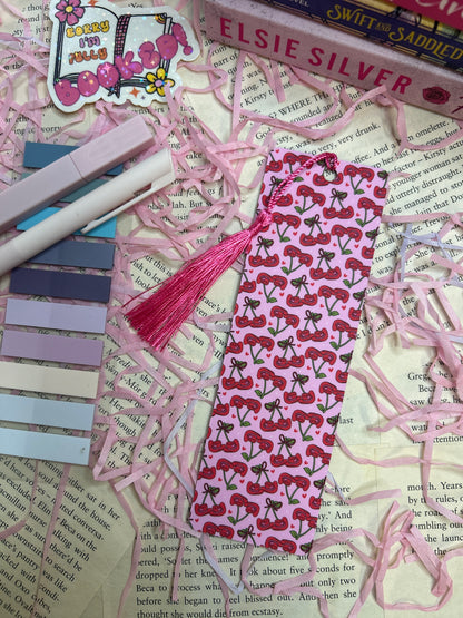 Cowgirl Cherry Bookmark – Spicy, Sweet, & a Little Bit Yeehaw