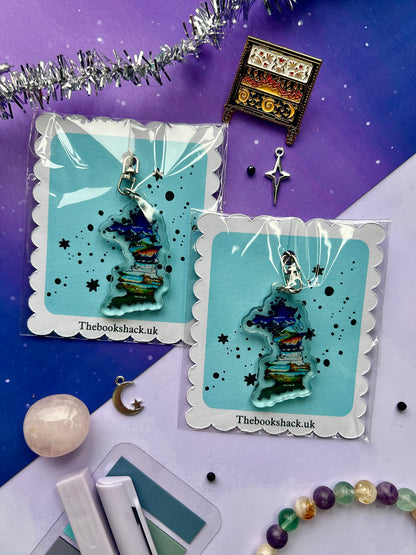 ACOTAR Acrylic Keyring – Map, bookish gift