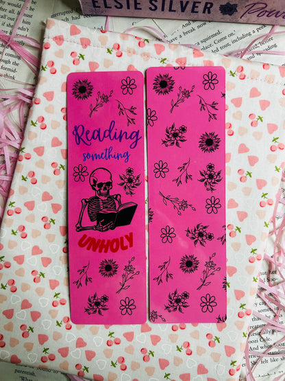 Skeleton Unholy bookmark