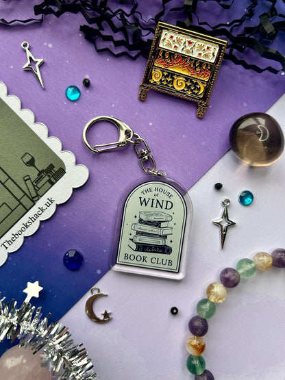 ACOTAR Acrylic Keyring – House of Wind, bookish gift