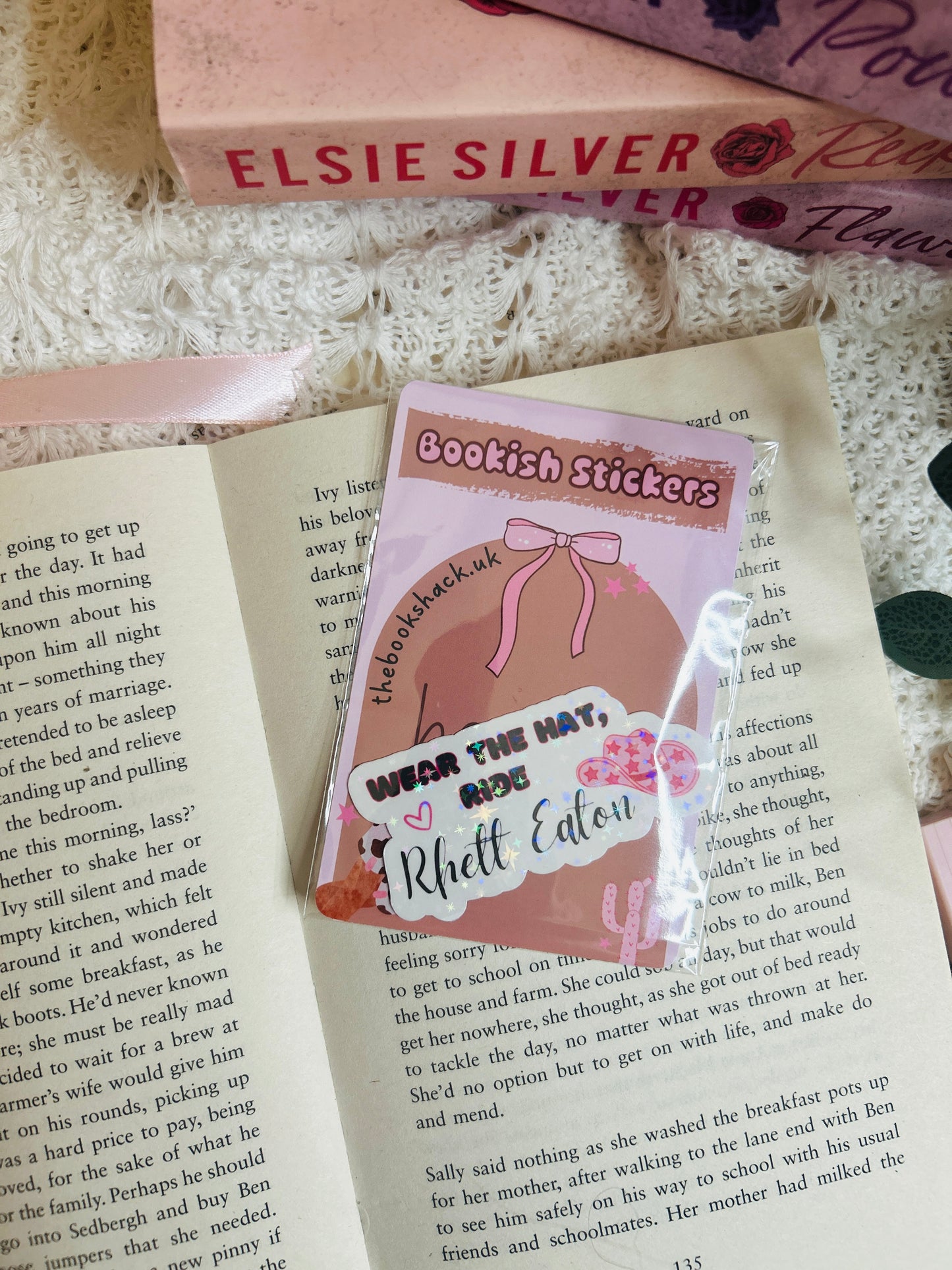 Wear the Hat, Ride - chestnut spring holographic Sticker