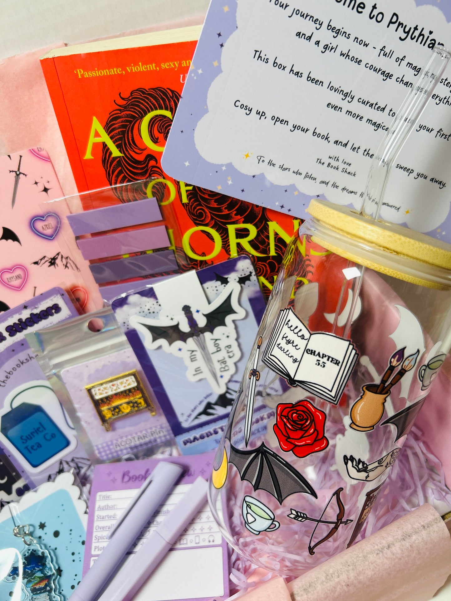 ACOTAR New Reader Mystery Bookish Box-Includes book!