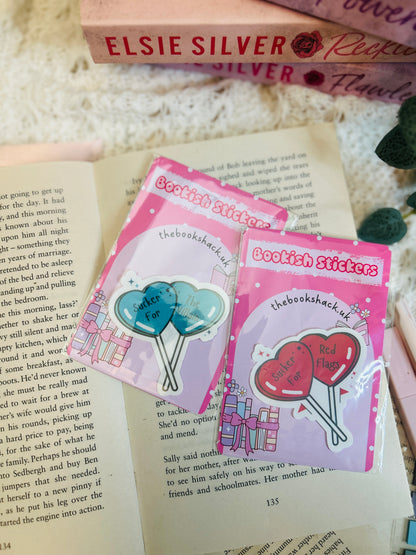 'sucker for..' bookish sticker, kindle sticker