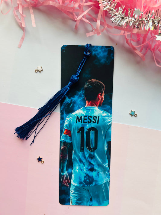 Messi Inspired Football Bookmark – Kids Soccer Bookmark for Young Readers