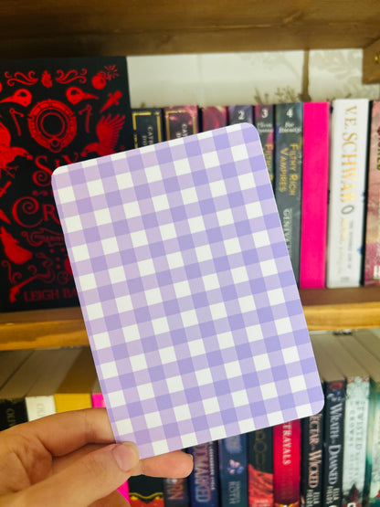 Purple & Blue Cowboy Print Kindle Insert – Disco Balls, Boots & Howdy | Matte Photo Card