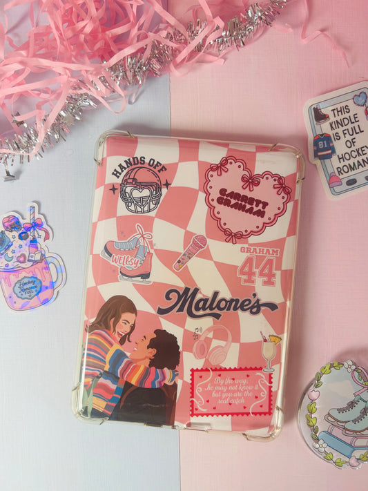 Off Campus Garrett Graham Inspired Kindle Insert – Pink Hockey Romance