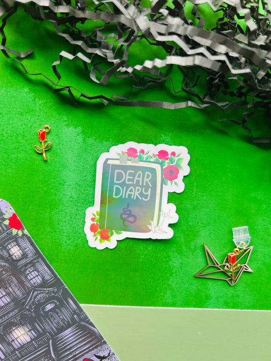 Alchemised/dramione Inspired Holographic Sticker – Fantasy Bookish Laptop & Kindle Decal