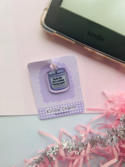 “Smells Like She’s Reading Fantasy Again” kindle charm