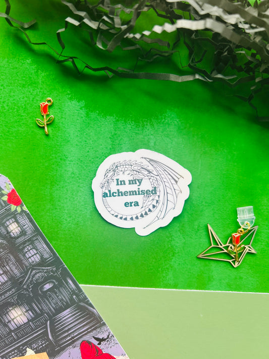 Dramione fanfic alchemised Inspired Holographic Sticker – Fantasy Bookish Laptop & Kindle Decal