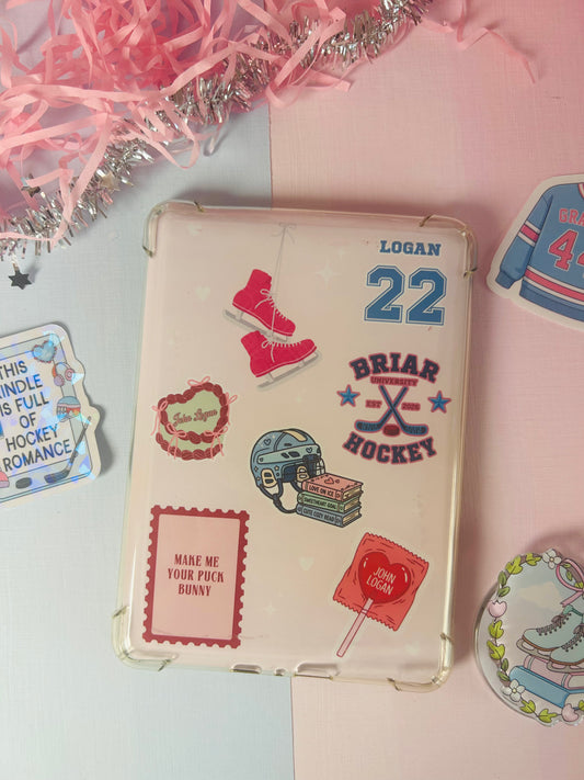 Off Campus Logan Inspired Pink Kindle Insert – Hockey Romance