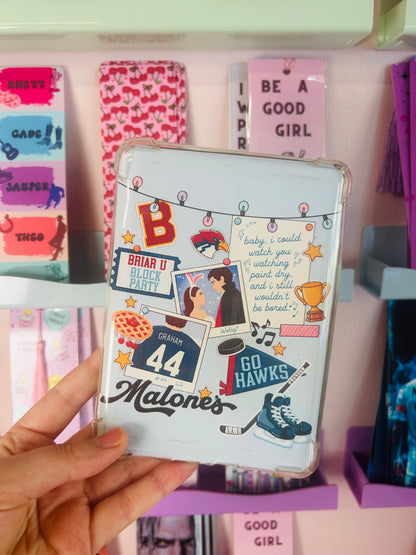 Off Campus Inspired Kindle Insert – Ice Hockey Romance Double-Sided Design