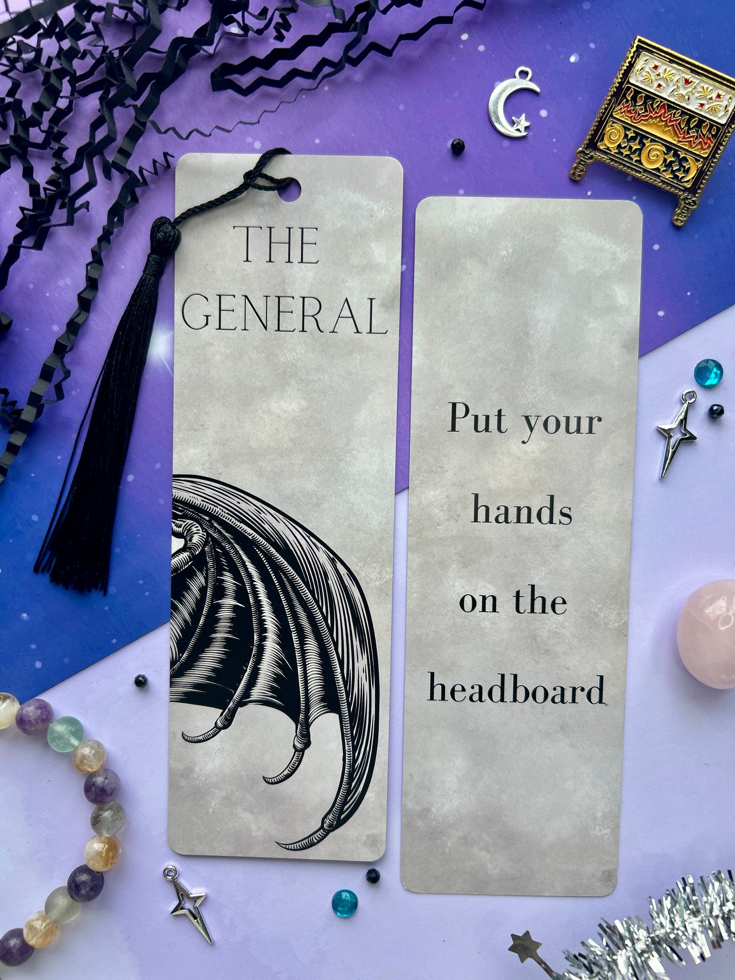 Officially licensed Cassian the General Bookmark – ‘Hands on the Headboard’ ACOTAR