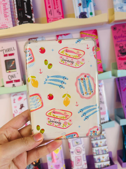 pink Sardines Kindle Insert – Double-Sided Bookish Kindle Accessory