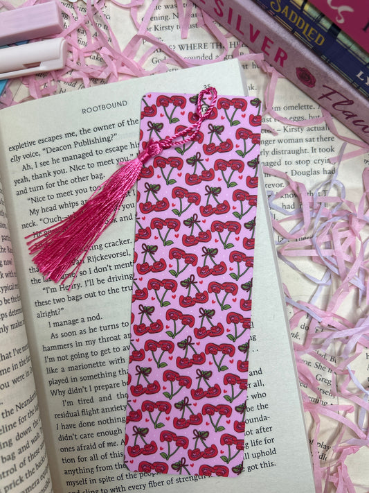 Cowgirl Cherry Bookmark – Spicy, Sweet, & a Little Bit Yeehaw