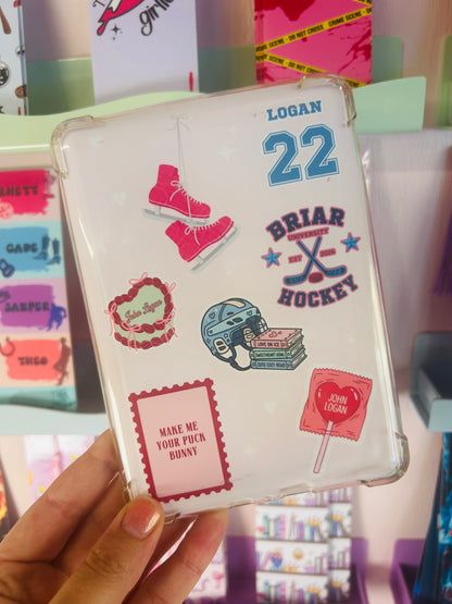Off Campus Logan Inspired Pink Kindle Insert – Hockey Romance