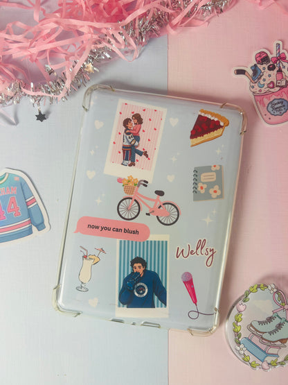 Off Campus Inspired Blue Kindle Insert – Now You Can Blush | Ice Hockey Romance