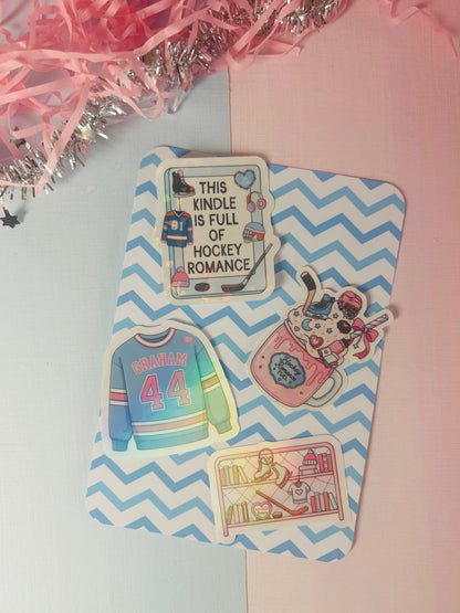 Off Campus Inspired Blue Kindle Insert – Now You Can Blush | Ice Hockey Romance