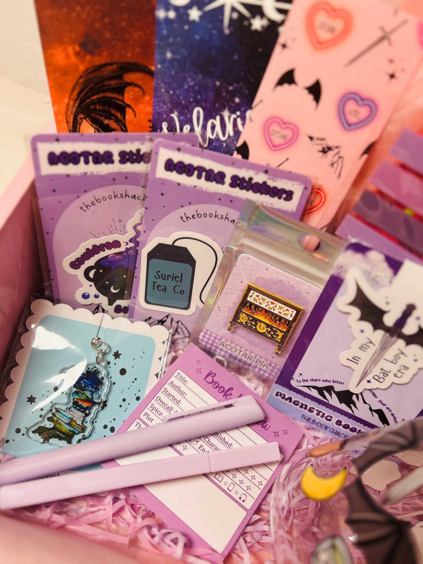 ACOTAR New Reader Mystery Bookish Box-Includes book!