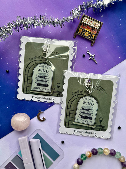 ACOTAR Acrylic Keyring – House of Wind, bookish gift