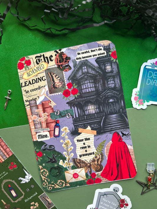 Alchemy Romance Inspired Kindle Inserts – Double Sided Fantasy E-Reader Art Prints